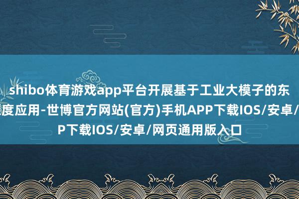 shibo体育游戏app平台开展基于工业大模子的东说念主工智能深度应用-世博官方网站(官方)手机APP下载IOS/安卓/网页通用版入口
