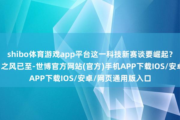 shibo体育游戏app平台这一科技新赛谈要崛起？冲突！畅达！改日之风已至-世博官方网站(官方)手机APP下载IOS/安卓/网页通用版入口