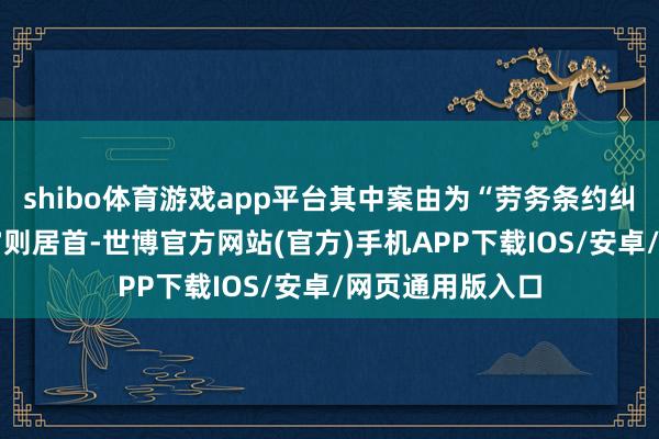 shibo体育游戏app平台其中案由为“劳务条约纠纷”的公告以47则居首-世博官方网站(官方)手机APP下载IOS/安卓/网页通用版入口