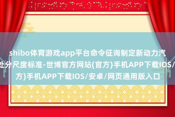 shibo体育游戏app平台命令征询制定新动力汽车地下停放时局消防处分尺度标准-世博官方网站(官方)手机APP下载IOS/安卓/网页通用版入口
