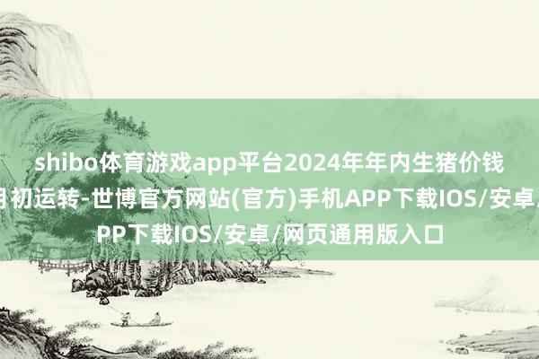 shibo体育游戏app平台2024年年内生猪价钱的捏续攀升从3月初运转-世博官方网站(官方)手机APP下载IOS/安卓/网页通用版入口