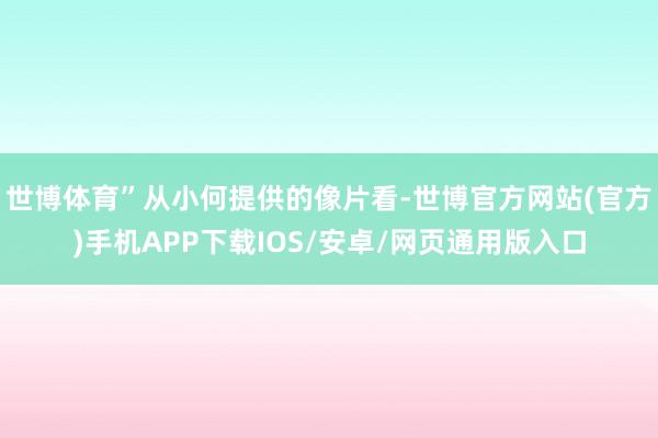 世博体育”从小何提供的像片看-世博官方网站(官方)手机APP下载IOS/安卓/网页通用版入口